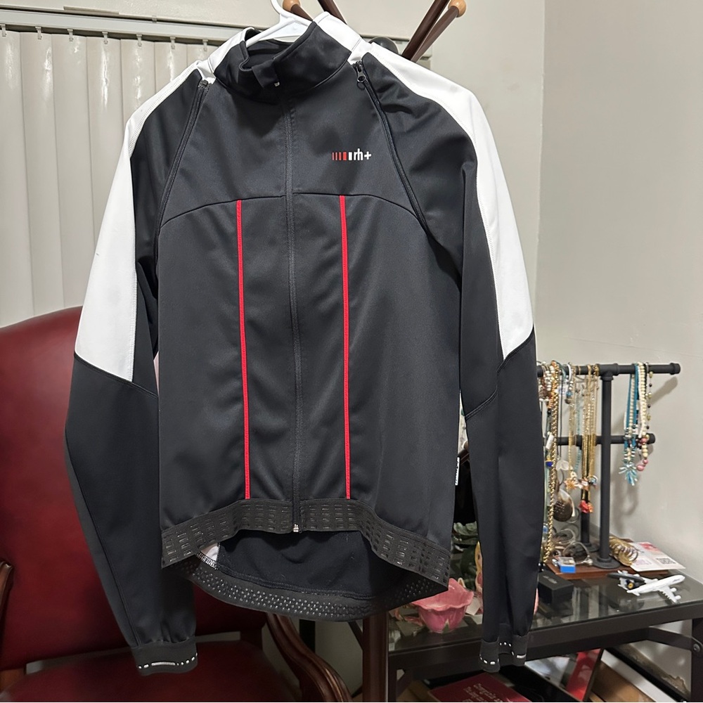RH+ ZeroRH+ Cycling Jacket L Black White Red Full Zip Road Bike